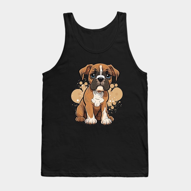 Puppy boxer Tank Top by JayD World